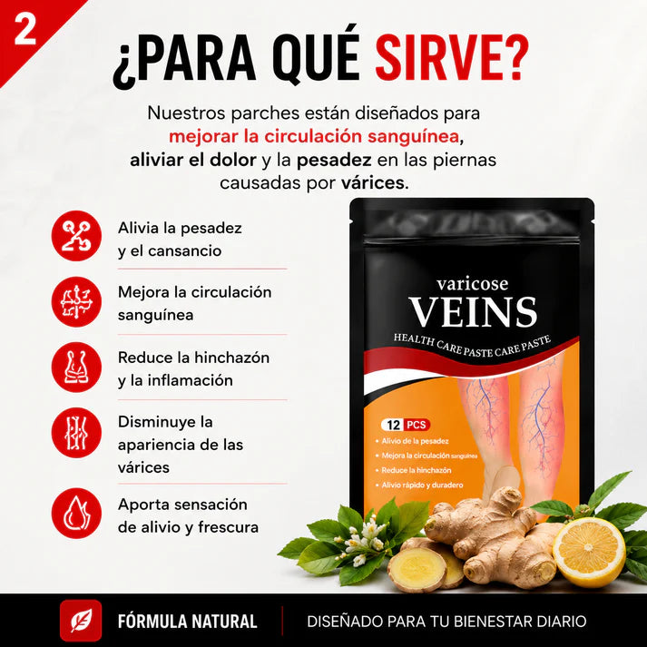 VenoCare™ Caja parches VARICES X2