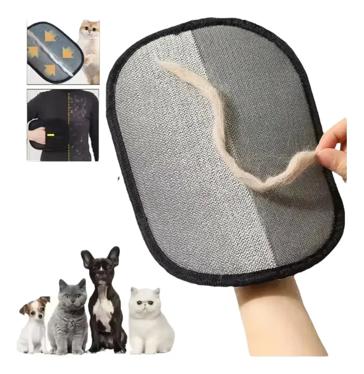 Guante Quitapelos para Perros y Gatos