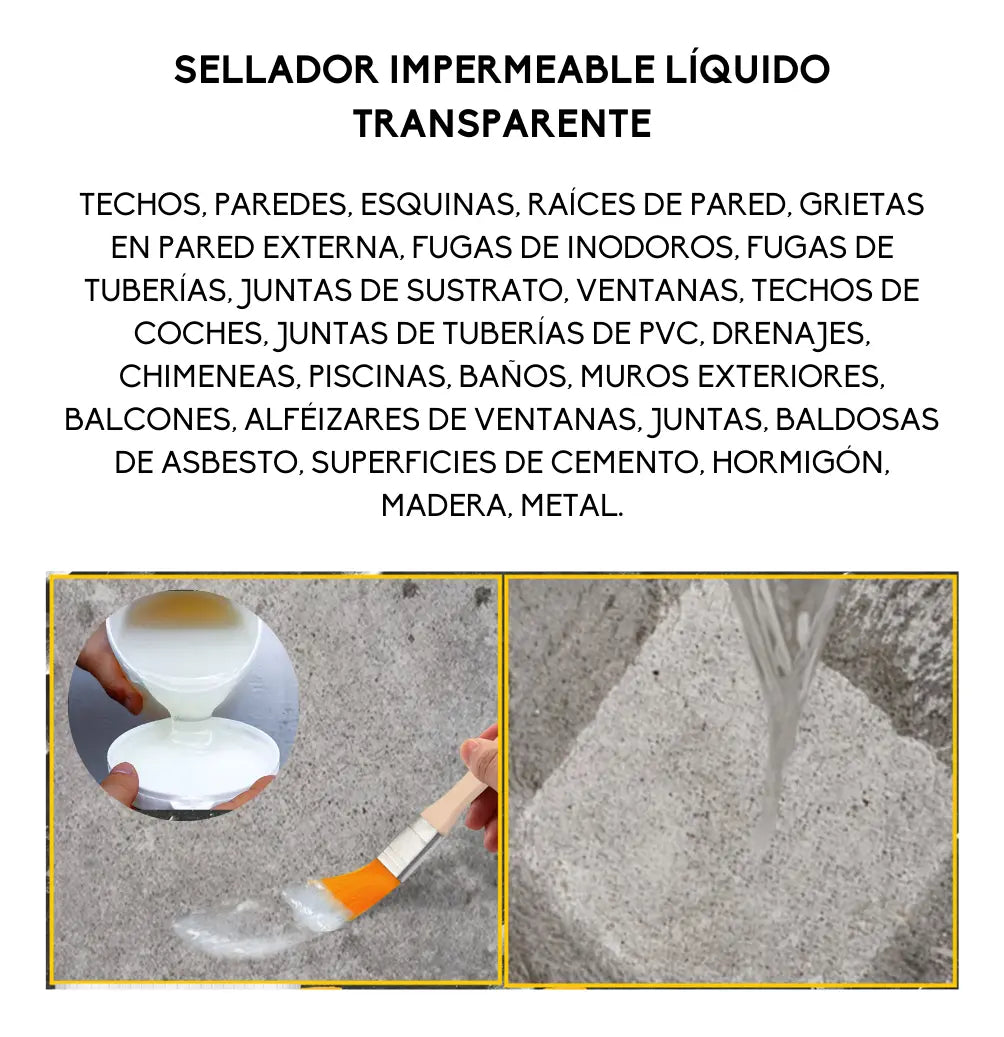 Sellador Adhesivo Impermeable Tapagotera